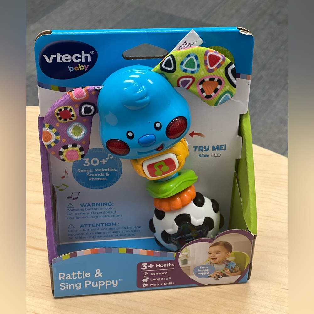 VTech Baby Rattle and Sing Puppy New!!! 3-36 months